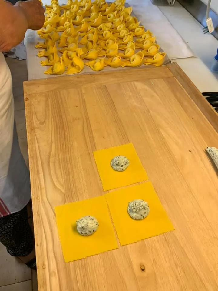 Tortelli fatti a mano